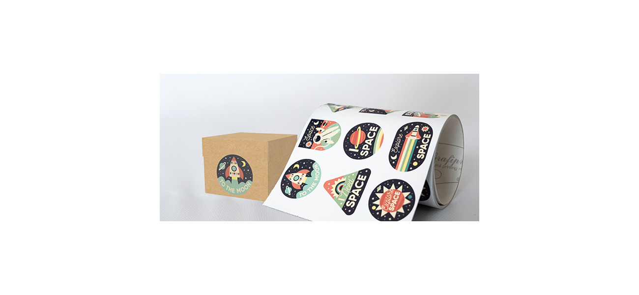 Pegatinas en bobina personalizadas de Rotulpro, ideales para etiquetado de productos, con calidad y opciones de personalización